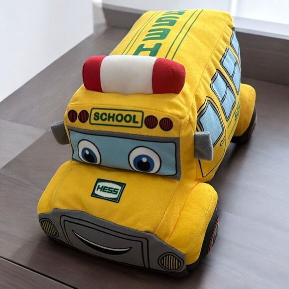My Plush HESS Truck School Bus 2024 Light Up Musical Stuffed Toy Tested & Works - Picture 2 of 6
